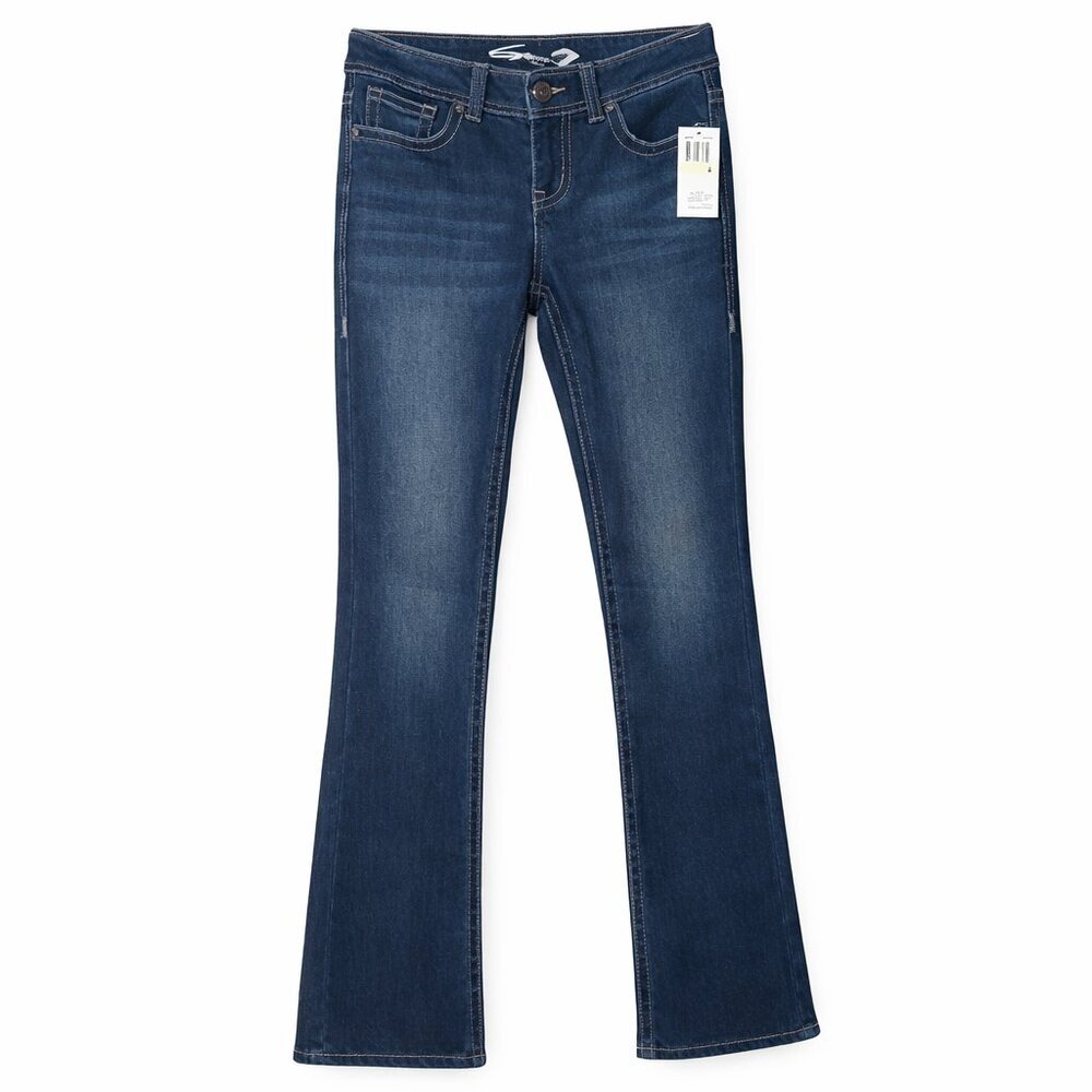 NWT SEVEN7 Medium Wash Boot Cut Jeans Size 4